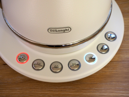 デロンギ アイコナ 温度設定機能付き電気カフェケトル KBOE1230J-W のレビュー:画像19