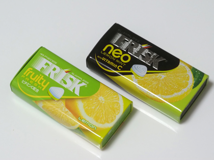 FRISK neo Lemon Mint と FRISK fruity fresh Lemon の違い:画像1