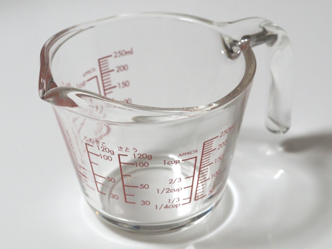 ハリオ 耐熱ガラス製メジャーカップ 250ml MJP-250 のレビュー:画像4