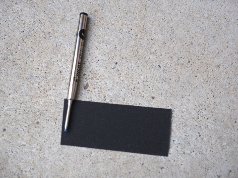 LAMY 2000 TAXUS (ボールペン) で Pilot BRFN-30 の替え芯を利用する:画像11