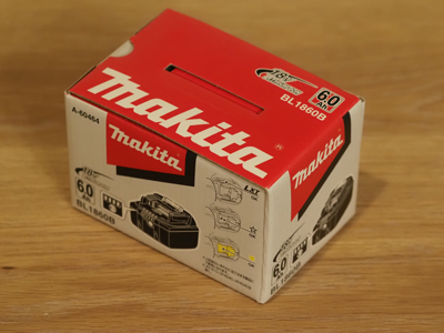 マキタ(Makita) BL1860B リチウムイオンバッテリ のレビュー:画像1