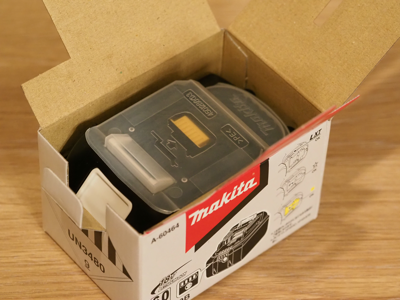 マキタ(Makita) BL1860B リチウムイオンバッテリ のレビュー:画像2