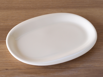 NIKKO(ニッコー) 會田雄亮 Oval White 23cmプレート のレビュー:画像3