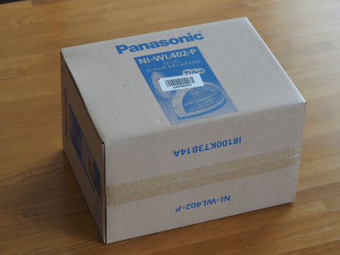 Panasonic コードレススチームアイロン ピンク NI-WL402-P のレビュー:画像1