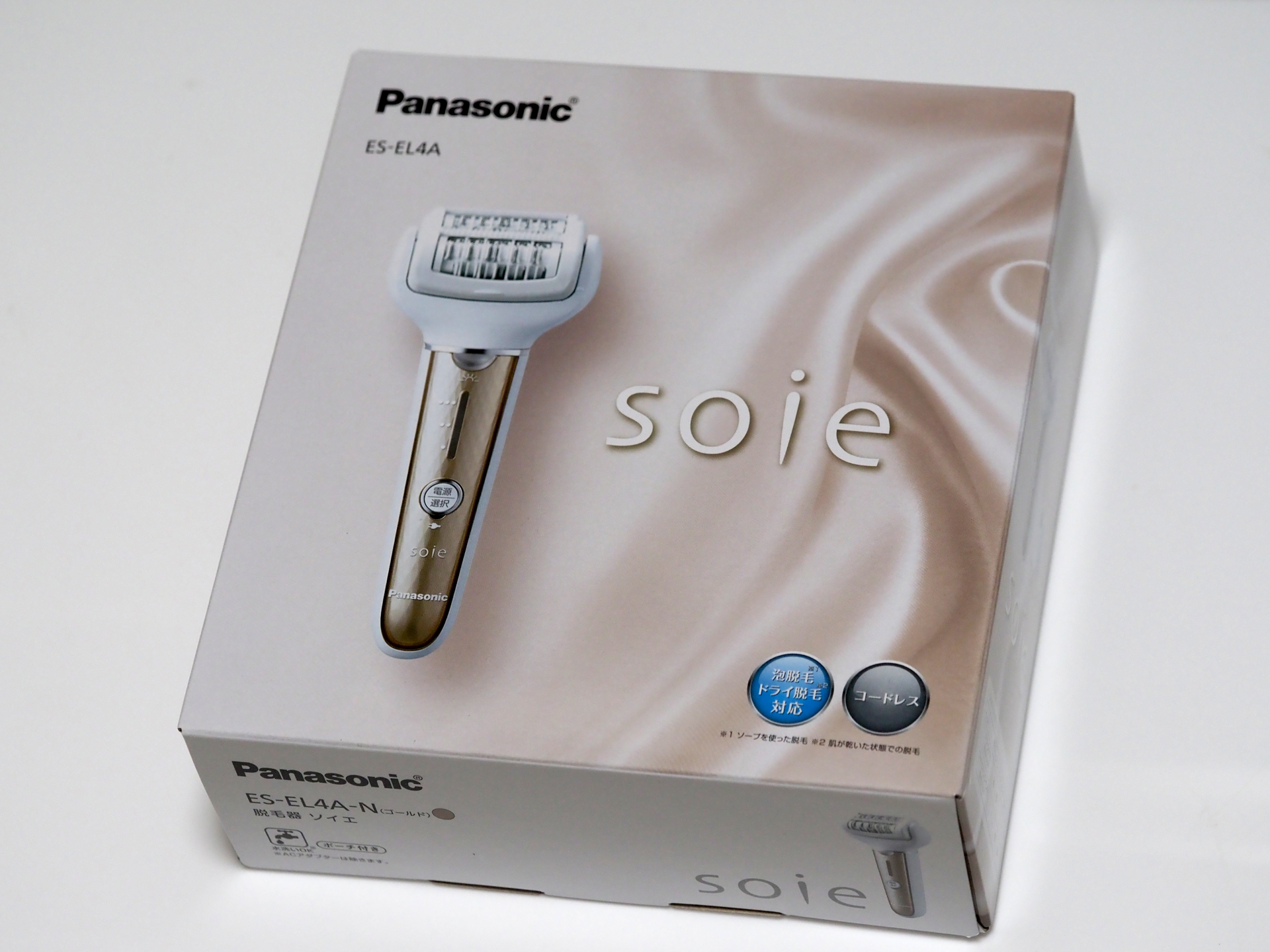 Panasonic - 新品パナソニックPanasonic 脱毛器 soie（ソイエ）ES-EL4A-N 楽天市場】パナソニック Panasonic ソイエ soie 脱毛 ES-EY4A