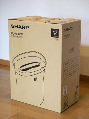 SHARP 空気清浄機 FU-N50 のレビュー:画像1