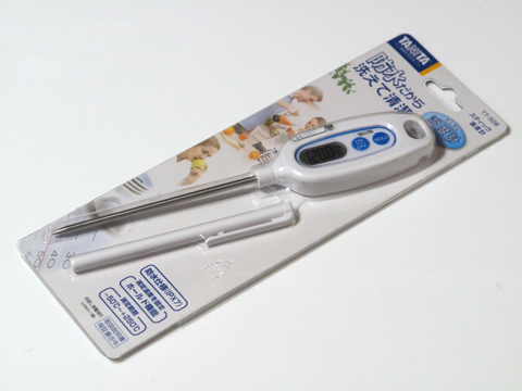 TANITA デジタル温度計 TT-508-WH のレビュー:画像1