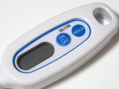 TANITA デジタル温度計 TT-508-WH のレビュー:画像5