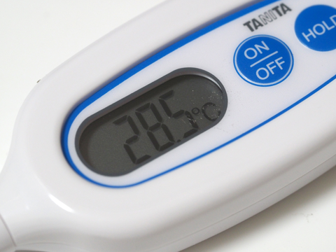 TANITA デジタル温度計 TT-508-WH のレビュー:画像6