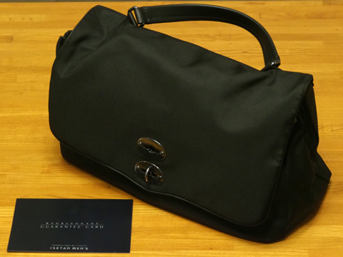 Zanellato メッセンジャーバッグ　POSTINA L LINEA ARMATURA COL.NERO のレビュー:画像3
