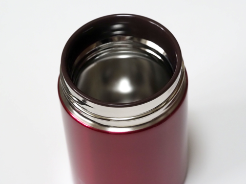 象印 ステンレスフードジャー 450ml クリアレッド SW-HC45-R のレビュー:画像7