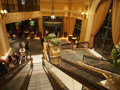 ベラージオ (Bellagio Las Vegas) の噴水アトラクションの体験記と写真:画像1
