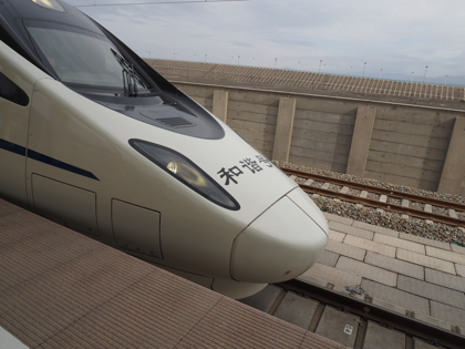 中国鉄路高速(CRH) 蘭新線第二複線 トルファン～柳園 の体験記と写真:画像24