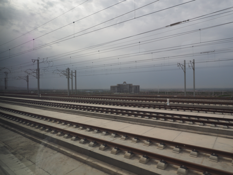 中国鉄路高速(CRH) 蘭新線第二複線 トルファン～柳園 の体験記と写真:画像29