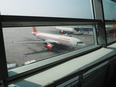 デリー (インド)からワーラーナシー (インド)への飛行機便 - エア・インディア A319:画像9