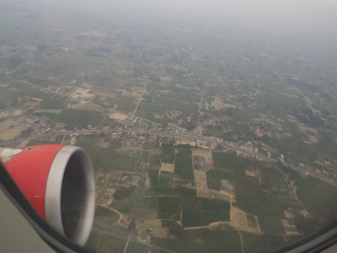 ワーラーナシー (インド)からアグラ (インド)への飛行機便 - エア・インディア A319:画像25