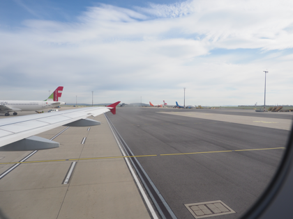 ウィーン (オーストリア) から ミュンヘン (ドイツ)への飛行機便 - オーストリア航空 Aurbus A320 (フライトレポート・飛行時間):画像30