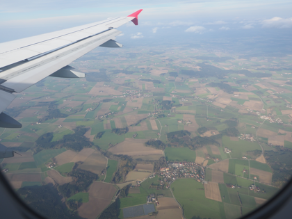 ウィーン (オーストリア) から ミュンヘン (ドイツ)への飛行機便 - オーストリア航空 Aurbus A320 (フライトレポート・飛行時間):画像44