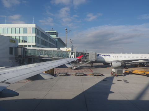 ウィーン (オーストリア) から ミュンヘン (ドイツ)への飛行機便 - オーストリア航空 Aurbus A320 (フライトレポート・飛行時間):画像48