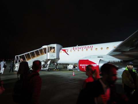 フランクフルト (ドイツ) から グラーツ (オーストリア)への飛行機便 - オーストリア航空 Embraer 195:画像15