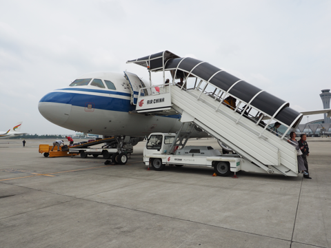 四川九寨黄龍 (中国)から成都 (中国)への飛行機便 - 中華航空 (China Airline) A319:画像47