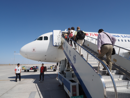 敦煌 (中国)から西安 (中国)への飛行機便 - 中国東方航空 A320:画像13