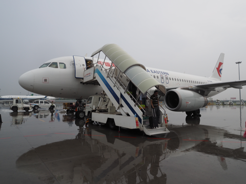 敦煌 (中国)から西安 (中国)への飛行機便 - 中国東方航空 A320:画像49