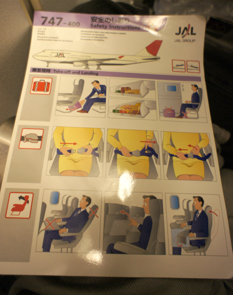 ローマ(イタリア)から成田(東京)への飛行機便 - JAL 日本航空 B747-400:画像14