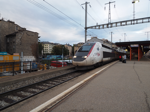 ジュネーブからパリへのTGV 列車 - TGV Lyria(リリア) の体験記と写真:画像22