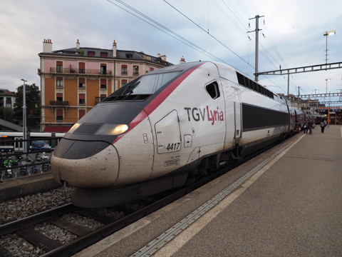 ジュネーブからパリへのTGV 列車 - TGV Lyria(リリア) の体験記と写真:画像23