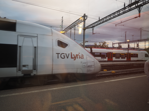 ジュネーブからパリへのTGV 列車 - TGV Lyria(リリア) の体験記と写真:画像29