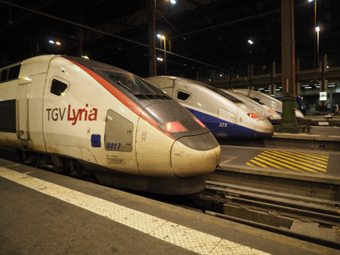 ジュネーブからパリへのTGV 列車 - TGV Lyria(リリア) の体験記と写真:画像37